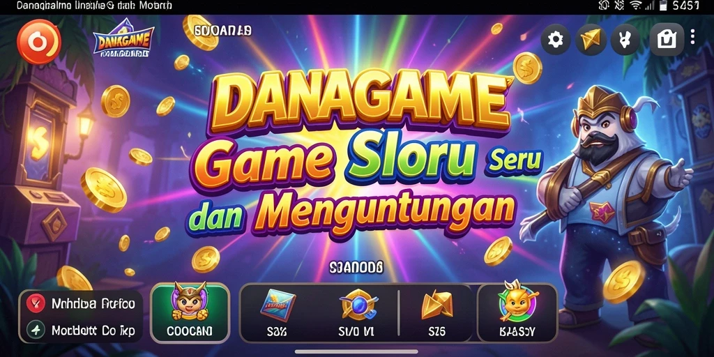 Tampilan gameplay Slot yang menarik dan menghibur dari DANAGAME.