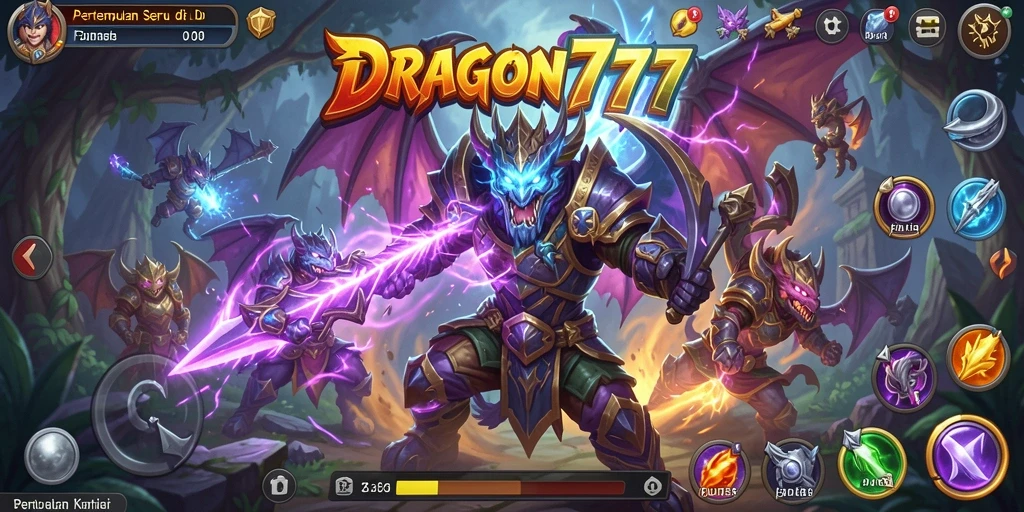 Tampilan menakjubkan dari gameplay penuh aksi di DRAGON777.