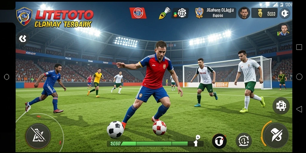 Gameplay menarik LITETOTO yang menampilkan serunya pertandingan olahraga.