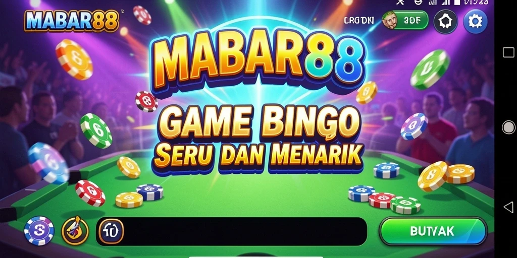 Screenshot gameplay MABAR88 yang menunjukkan keseruan permainan Bingo.