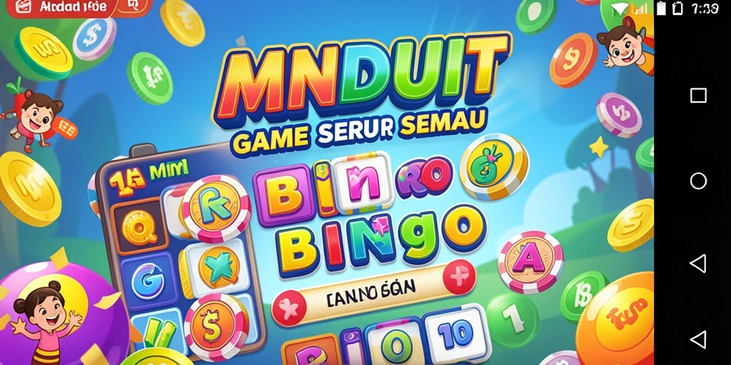 Tampilan screenshot gameplay MNDUIT yang penuh warna dan seru.