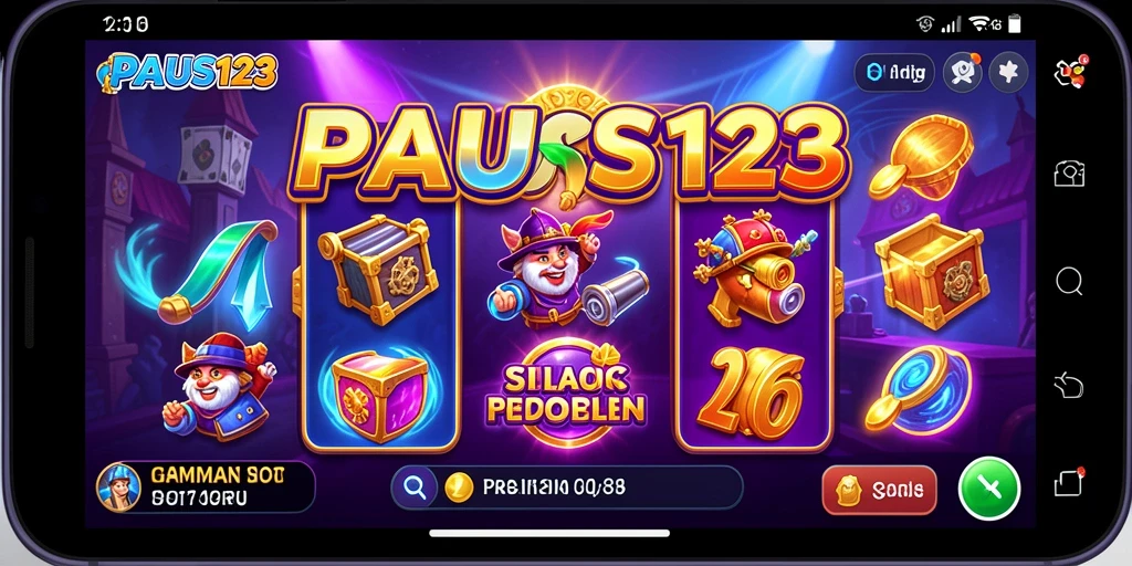 Menampilkan gameplay menarik dari game Slot PAUS123.