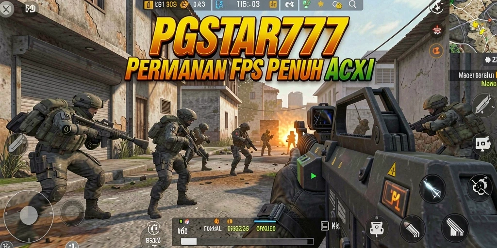 Tampilan mendebarkan dari pertempuran FPS PGSTAR777.