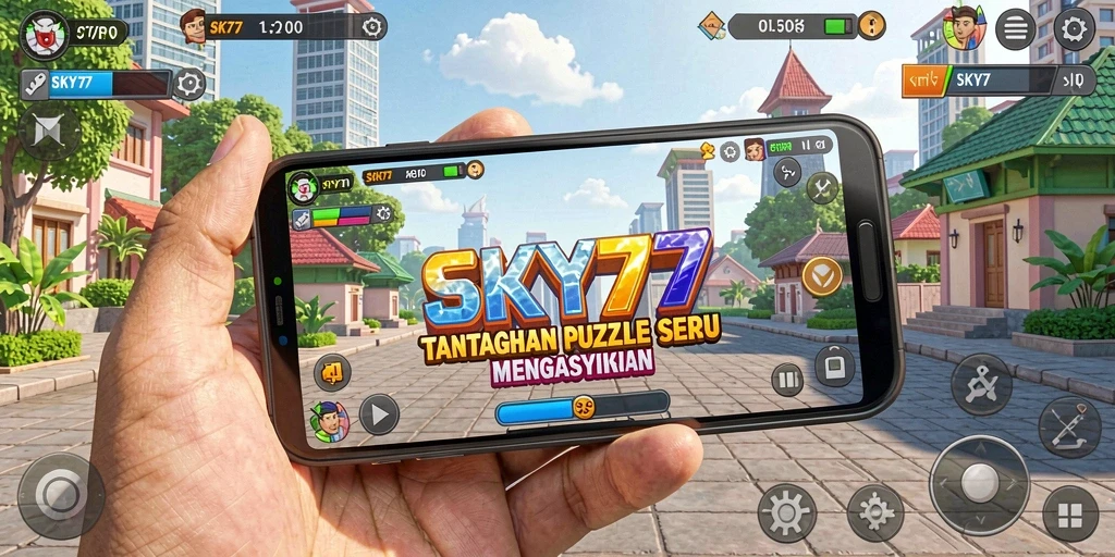 Gameplay seru dan menantang di SKY77.