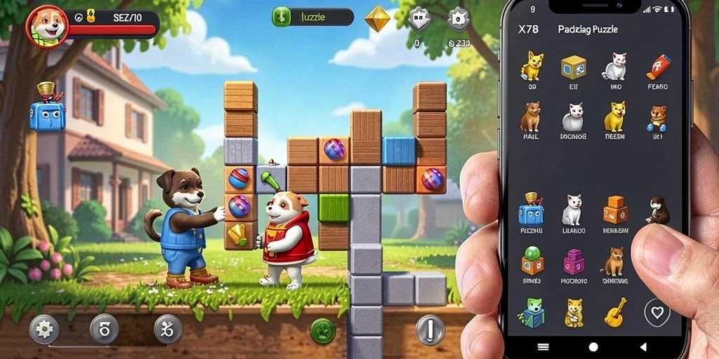 Tampilan gameplay menarik dari X78 yang menunjukkan momen menantang pemain.